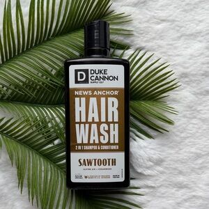 NEW Men’s Duke Cannon News Anchor Hair Wash Sawtooth 14 fl oz Made in the USA